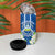 Nicaragua Independence Day 1821 4 in 1 Can Cooler Tumbler Coat Of Arms With Plumeria - Wonder Print Shop