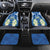 Nicaragua Independence Day 1821 Car Mats Coat Of Arms With Plumeria - Wonder Print Shop