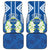 Nicaragua Independence Day 1821 Car Mats Coat Of Arms With Plumeria - Wonder Print Shop