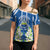 Nicaragua Independence Day 1821 Cross Shoulder Shirt Coat Of Arms With Plumeria - Wonder Print Shop