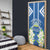 Nicaragua Independence Day 1821 Door Cover Coat Of Arms With Plumeria - Wonder Print Shop