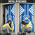 Nicaragua Independence Day 1821 Door Cover Coat Of Arms With Plumeria - Wonder Print Shop
