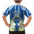 Nicaragua Independence Day 1821 Family Matching Mermaid Dress and Hawaiian Shirt Coat Of Arms With Plumeria - Wonder Print Shop