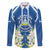 Nicaragua Independence Day 1821 Family Matching Puletasi and Hawaiian Shirt Coat Of Arms With Plumeria - Wonder Print Shop