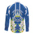 Nicaragua Independence Day 1821 Family Matching Puletasi and Hawaiian Shirt Coat Of Arms With Plumeria - Wonder Print Shop
