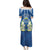 Nicaragua Independence Day 1821 Family Matching Puletasi and Hawaiian Shirt Coat Of Arms With Plumeria - Wonder Print Shop