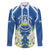 Nicaragua Independence Day 1821 Family Matching Short Sleeve Bodycon Dress and Hawaiian Shirt Coat Of Arms With Plumeria - Wonder Print Shop