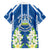 Nicaragua Independence Day 1821 Hawaiian Shirt Coat Of Arms With Plumeria - Wonder Print Shop