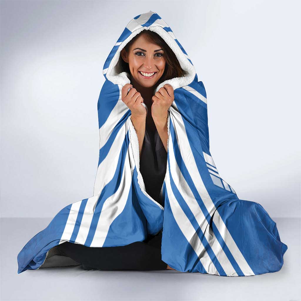 Nicaragua Independence Day 1821 Hooded Blanket Coat Of Arms With Plumeria - Wonder Print Shop