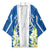 Nicaragua Independence Day 1821 Kimono Coat Of Arms With Plumeria - Wonder Print Shop