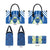 Nicaragua Independence Day 1821 Leather Bag Coat Of Arms With Plumeria - Wonder Print Shop