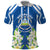 Nicaragua Independence Day 1821 Polo Shirt Coat Of Arms With Plumeria - Wonder Print Shop