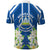Nicaragua Independence Day 1821 Polo Shirt Coat Of Arms With Plumeria - Wonder Print Shop
