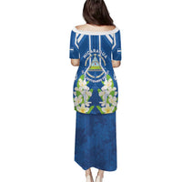 Nicaragua Independence Day 1821 Puletasi Coat Of Arms With Plumeria - Wonder Print Shop