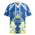 Nicaragua Independence Day 1821 Rugby Jersey Coat Of Arms With Plumeria - Wonder Print Shop