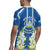 Nicaragua Independence Day 1821 Rugby Jersey Coat Of Arms With Plumeria - Wonder Print Shop