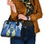 Nicaragua Independence Day 1821 Shoulder Handbag Coat Of Arms With Plumeria - Wonder Print Shop