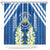 Nicaragua Independence Day 1821 Shower Curtain Coat Of Arms With Plumeria - Wonder Print Shop