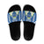 Nicaragua Independence Day 1821 Slide Sandals Coat Of Arms With Plumeria - Wonder Print Shop