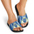 Nicaragua Independence Day 1821 Slide Sandals Coat Of Arms With Plumeria - Wonder Print Shop