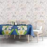 Nicaragua Independence Day 1821 Tablecloth Coat Of Arms With Plumeria - Wonder Print Shop