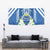 Nicaragua Independence Day 1821 Tapestry Coat Of Arms With Plumeria - Wonder Print Shop