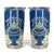 Nicaragua Independence Day 1821 Tumbler Cup Coat Of Arms With Plumeria - Wonder Print Shop