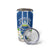 Nicaragua Independence Day 1821 Tumbler Cup Coat Of Arms With Plumeria - Wonder Print Shop