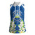 Nicaragua Independence Day 1821 Women Sleeveless Polo Shirt Coat Of Arms With Plumeria - Wonder Print Shop