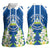 Nicaragua Independence Day 1821 Women Sleeveless Polo Shirt Coat Of Arms With Plumeria - Wonder Print Shop