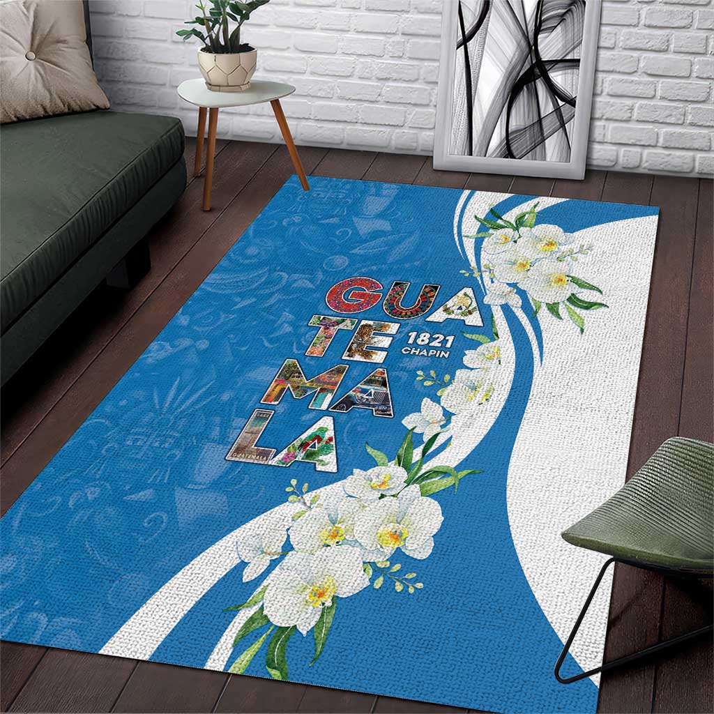 Guatemala 1821 Chapin Area Rug Happy Independence Day - Wonder Print Shop
