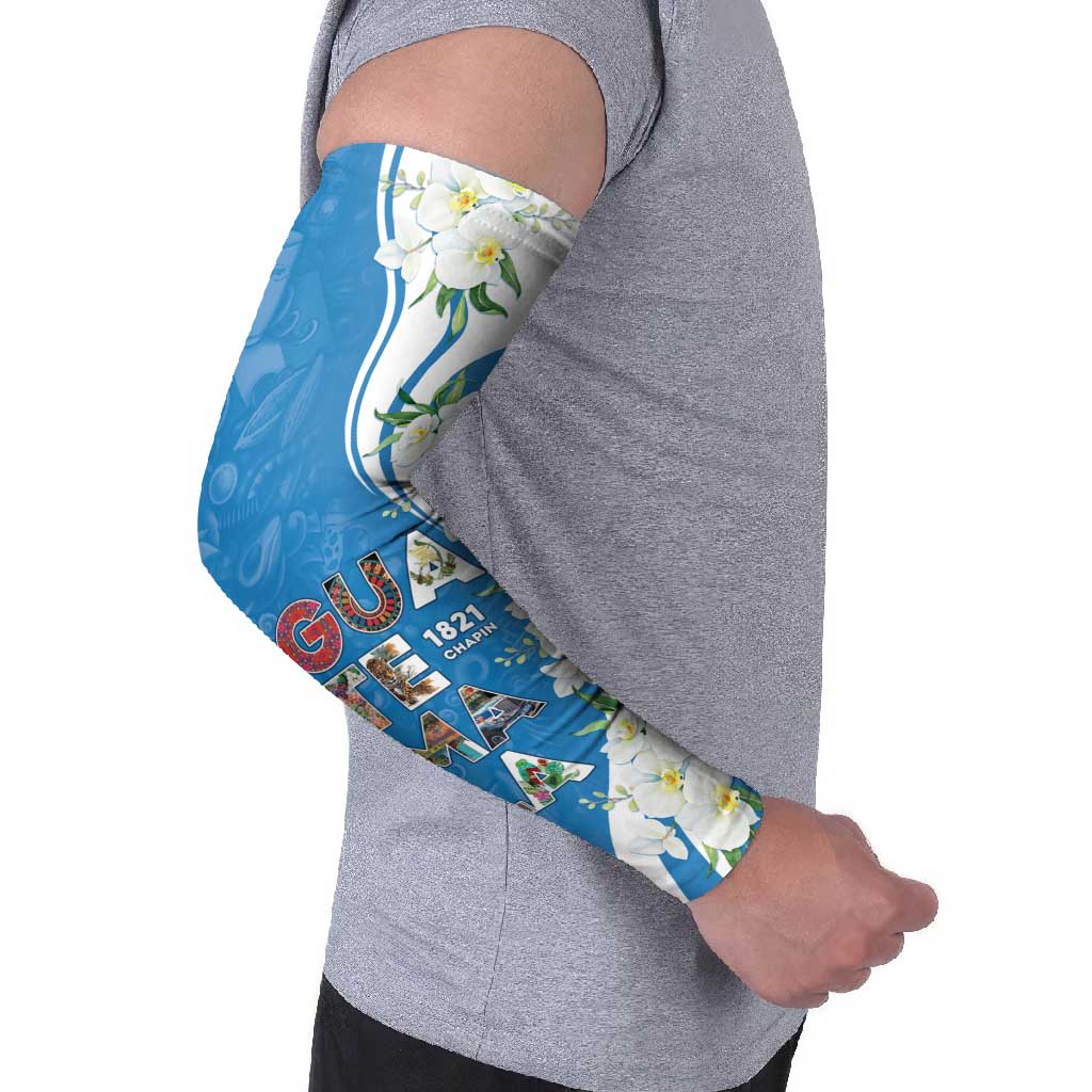 Guatemala 1821 Chapin Arm Sleeves Happy Independence Day - Wonder Print Shop