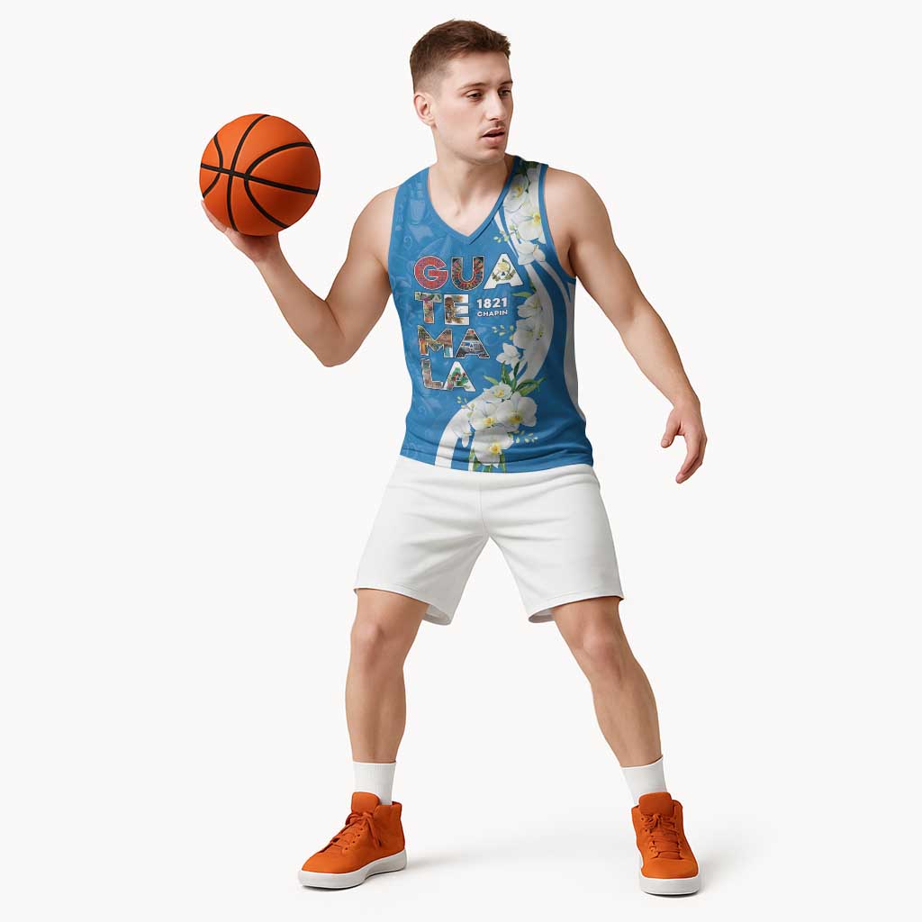 Guatemala 1821 Chapin Basketball Jersey Happy Independence Day - Wonder Print Shop