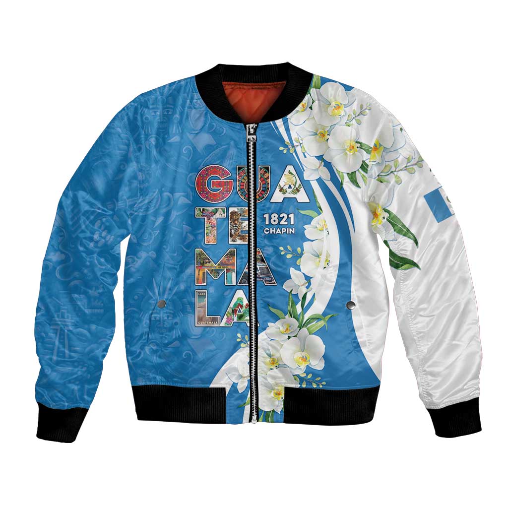 Guatemala 1821 Chapin Bomber Jacket Happy Independence Day - Wonder Print Shop