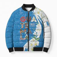 Guatemala 1821 Chapin Bomber Puffer Jacket Happy Independence Day - Wonder Print Shop
