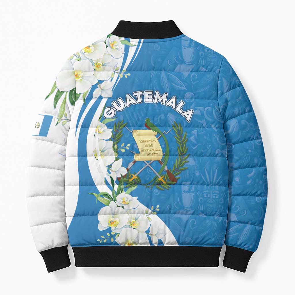 Guatemala 1821 Chapin Bomber Puffer Jacket Happy Independence Day - Wonder Print Shop