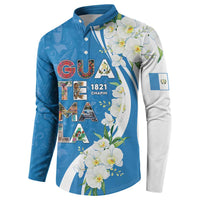 Guatemala 1821 Chapin Button Sweatshirt Happy Independence Day - Wonder Print Shop