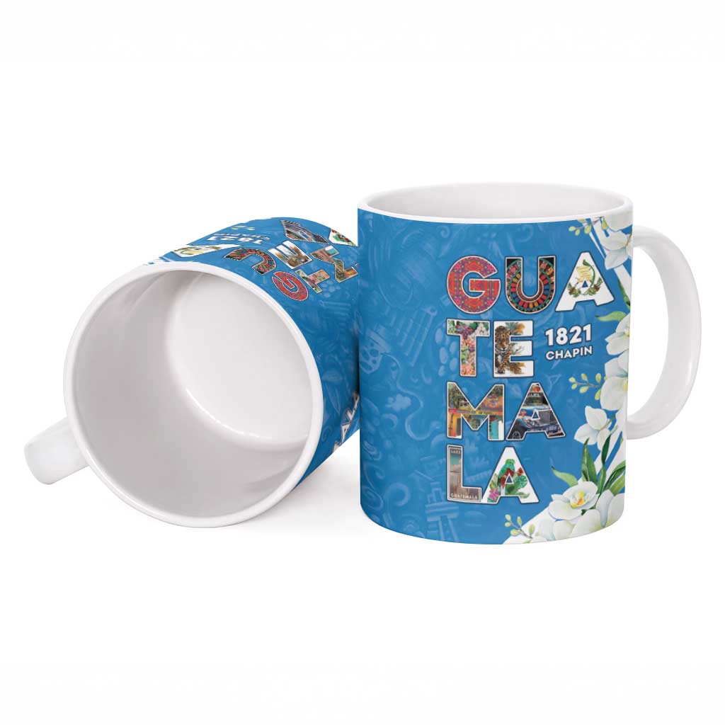 Guatemala 1821 Chapin Ceramic Mug Happy Independence Day - Wonder Print Shop