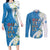 Guatemala 1821 Chapin Couples Matching Long Sleeve Bodycon Dress and Long Sleeve Button Shirt Happy Independence Day - Wonder Print Shop
