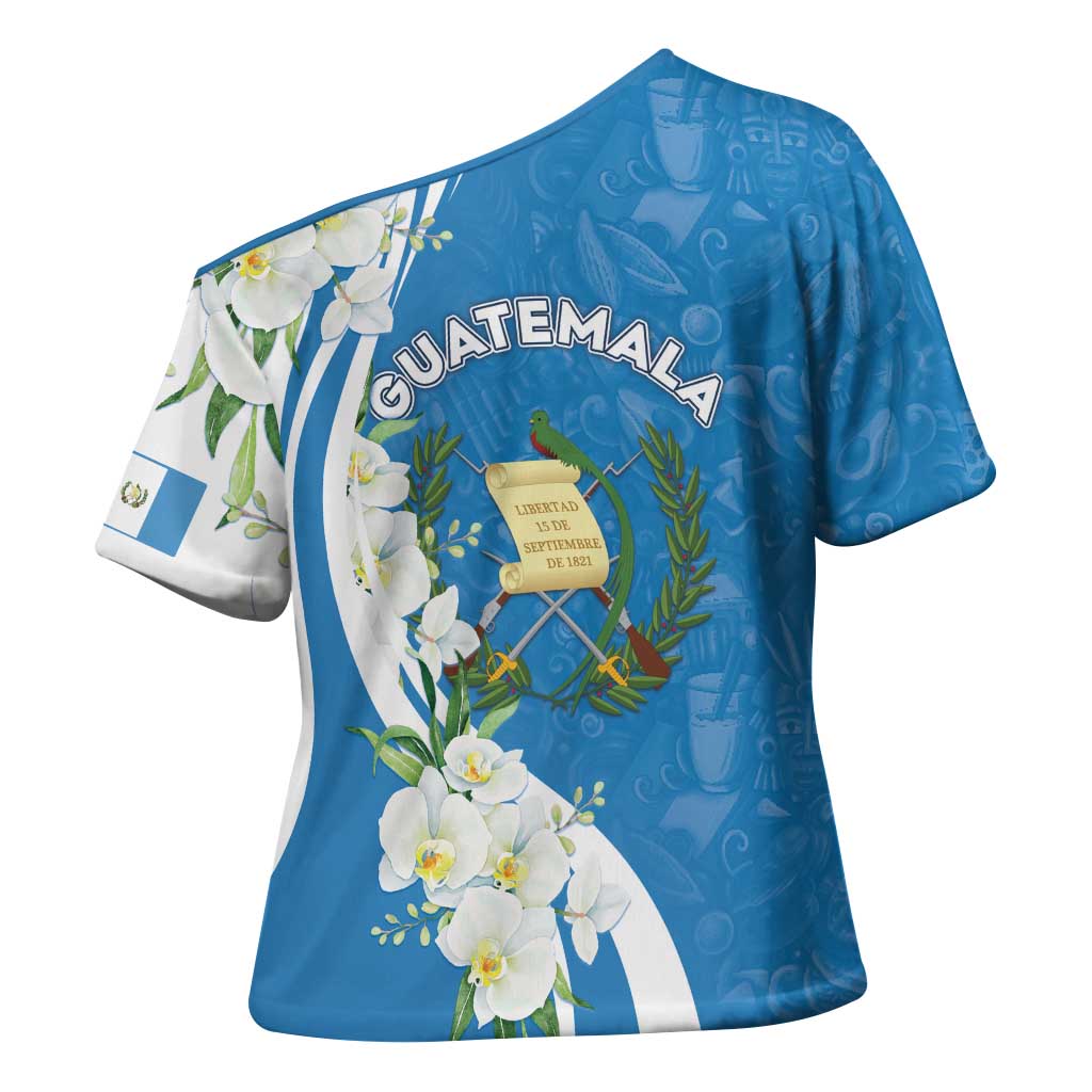 Guatemala 1821 Chapin Cross Shoulder Shirt Happy Independence Day - Wonder Print Shop