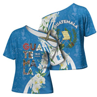 Guatemala 1821 Chapin Cross Shoulder Shirt Happy Independence Day - Wonder Print Shop