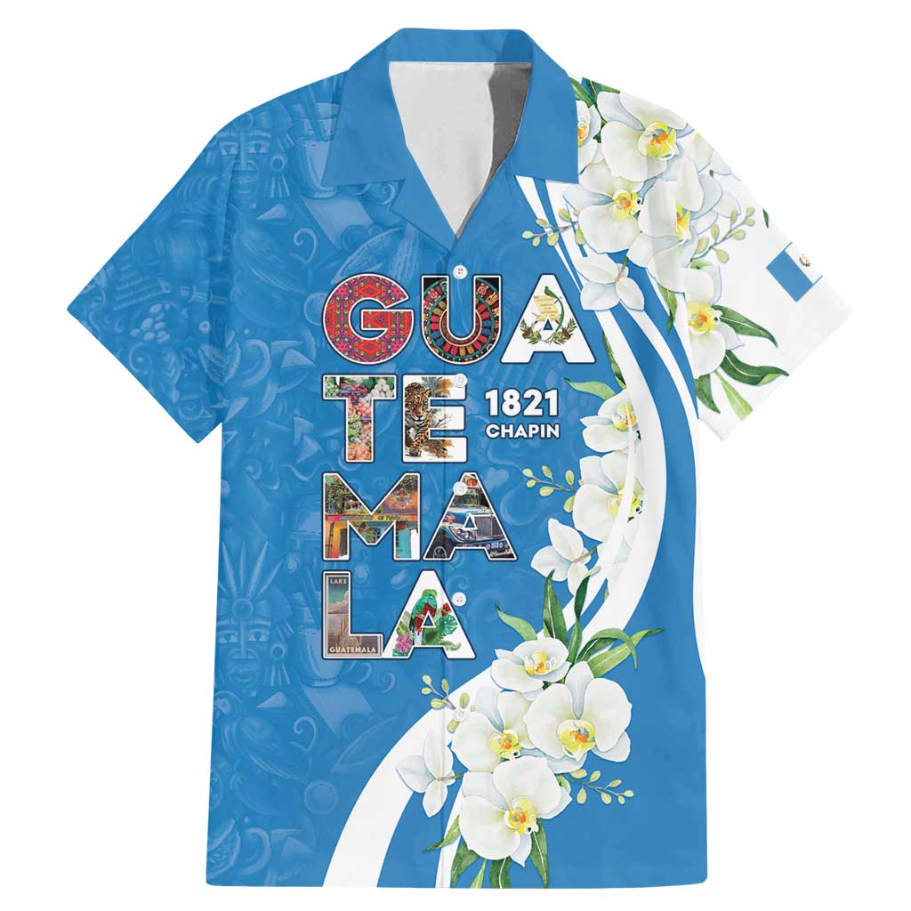 Guatemala 1821 Chapin Family Matching Mermaid Dress and Hawaiian Shirt Happy Independence Day - Wonder Print Shop