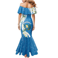 Guatemala 1821 Chapin Family Matching Mermaid Dress and Hawaiian Shirt Happy Independence Day - Wonder Print Shop