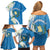 Guatemala 1821 Chapin Family Matching Off Shoulder Short Dress and Hawaiian Shirt Happy Independence Day - Wonder Print Shop