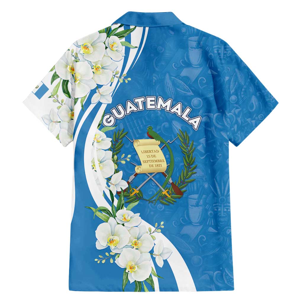 Guatemala 1821 Chapin Family Matching Puletasi and Hawaiian Shirt Happy Independence Day - Wonder Print Shop
