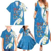 Guatemala 1821 Chapin Family Matching Summer Maxi Dress and Hawaiian Shirt Happy Independence Day - Wonder Print Shop