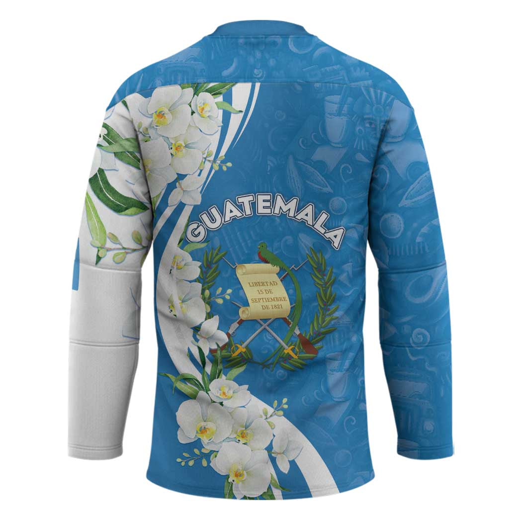 Guatemala 1821 Chapin Hockey Jersey Happy Independence Day - Wonder Print Shop