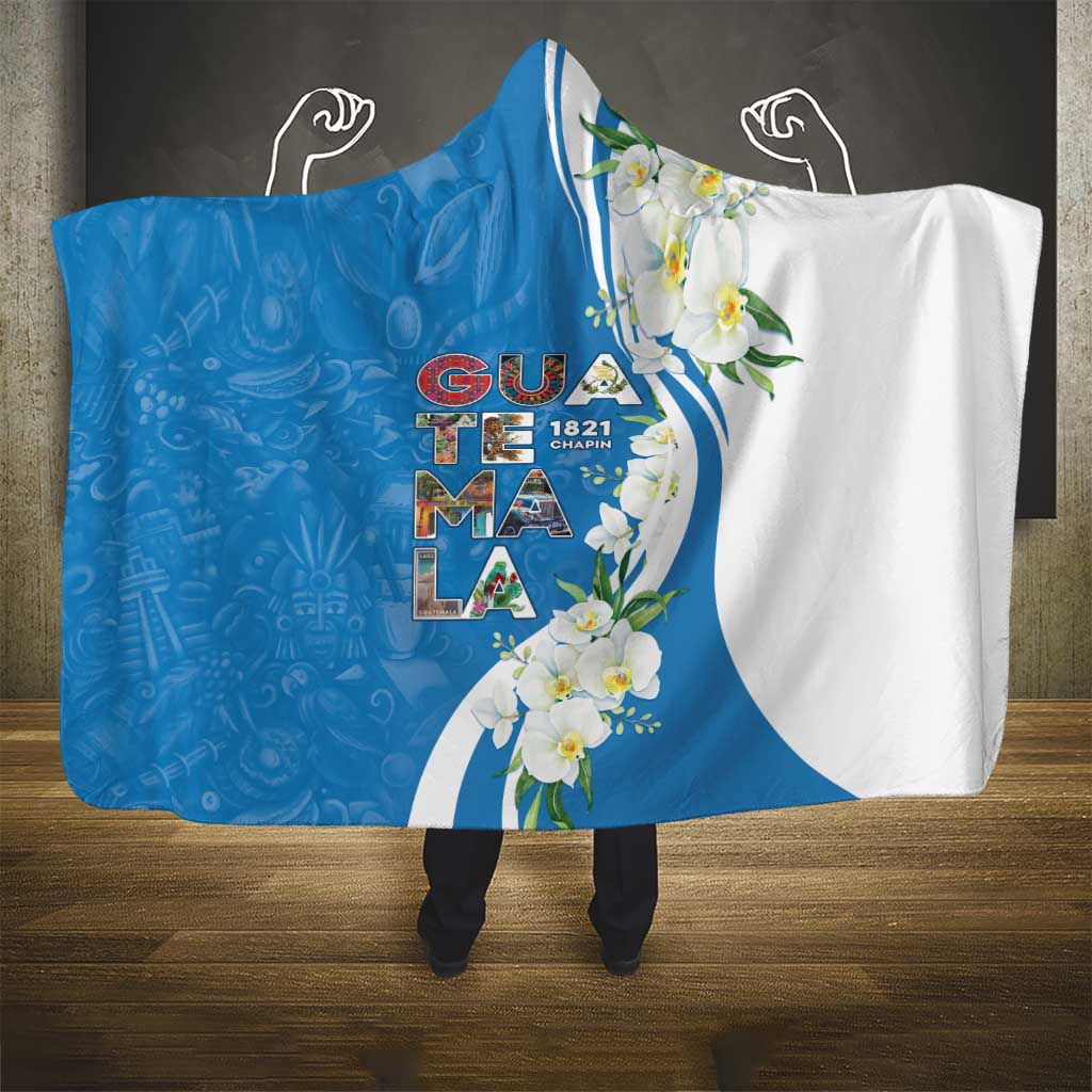 Guatemala 1821 Chapin Hooded Blanket Happy Independence Day - Wonder Print Shop