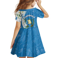 Guatemala 1821 Chapin Kid Short Sleeve Dress Happy Independence Day - Wonder Print Shop