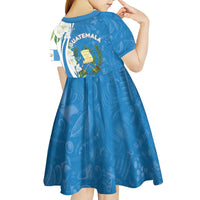 Guatemala 1821 Chapin Kid Short Sleeve Dress Happy Independence Day - Wonder Print Shop